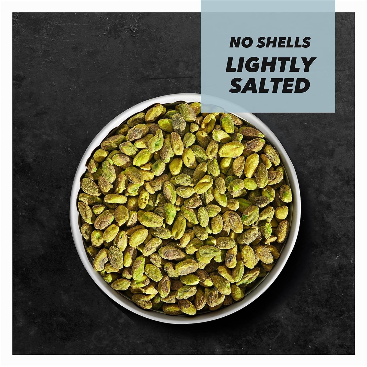 No Shells, Lightly Salted Nuts, 12 Ounce Resealable Bag, Protein Snacks, Gluten Free, Healthy Snack