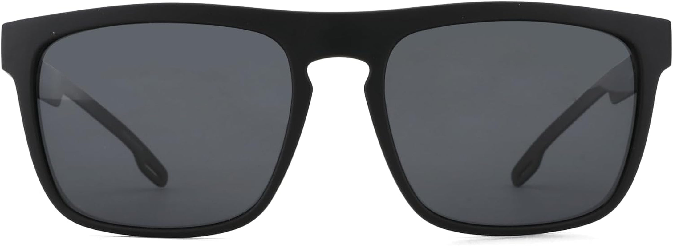 Polarized Sunglasses Men - Square Durable TR90 Lightweight Frame Carbon Fiber UV400 Protection Mens Sunglasses