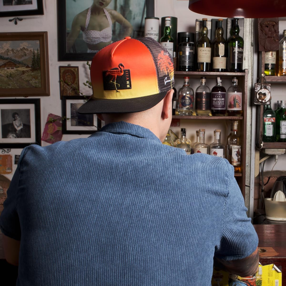 Trucker Hat for Men & Women. Snapback Mesh Caps