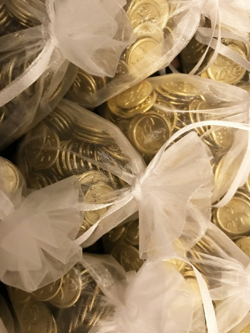 Sofreh Aghd Coins Mobarakbad Plastic Sekkeh for Persian Wedding Masters Coins