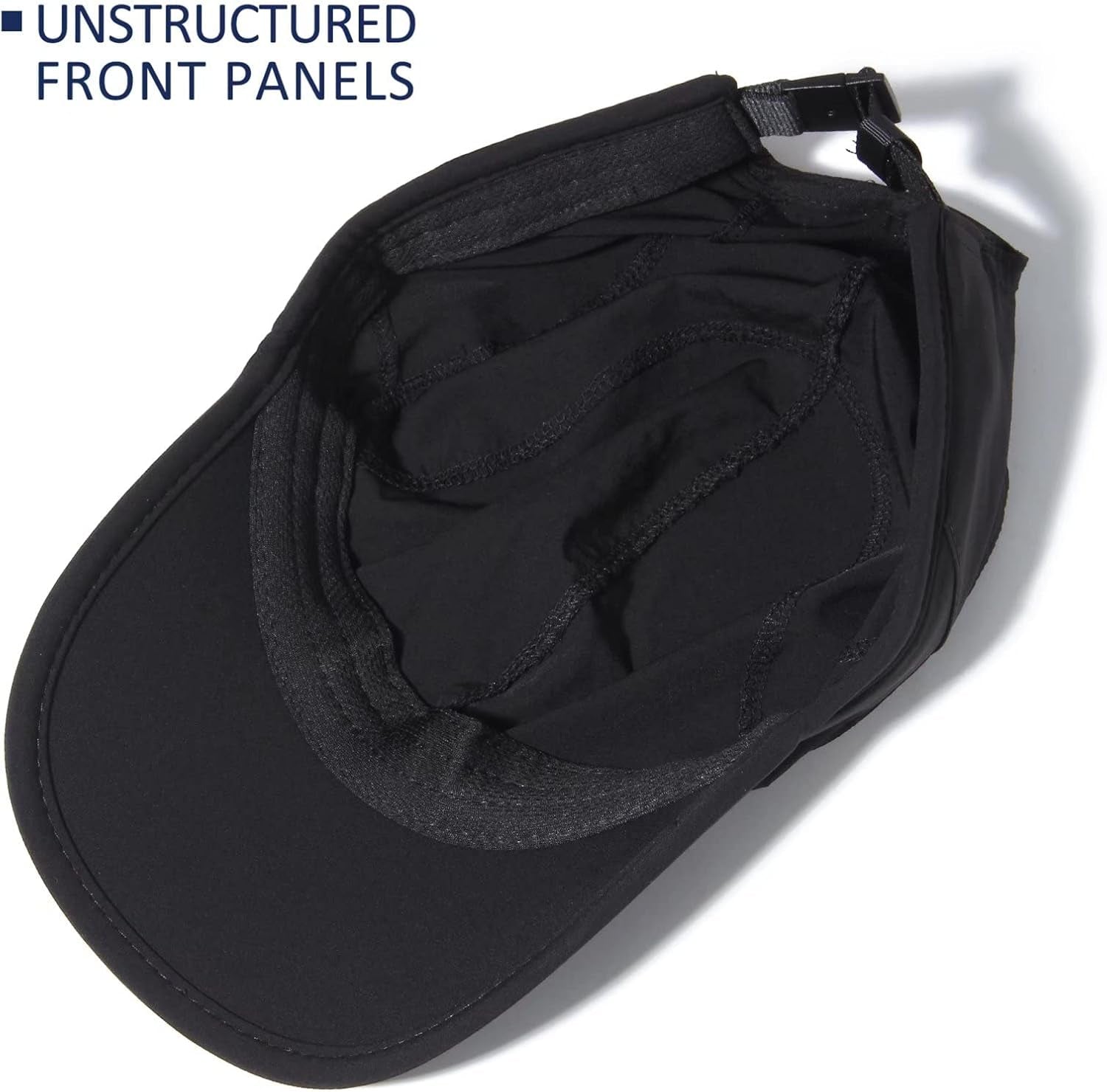 Stretch Running Hat with Soft Brim, Quick Dry, Unstructured, Unisex-Adult