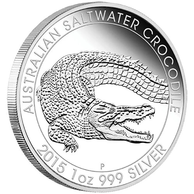 9Pcs Non-Magnetic Australia .999 Silver Coins Crocodile + Kookaburra + Spider +Koala +Eagle Animal Elizabeth Replica Coins