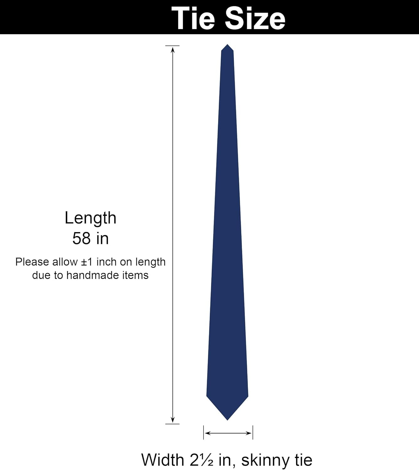 2.5 Inch Skinny Ties for Men, Solid Cotton Linen Neckties