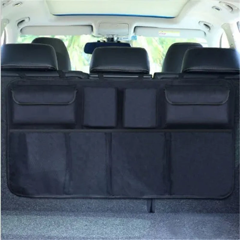 Universal Auto Car Organizer Trunk Back Seat Storage Bag Mesh Net Pocket Bag