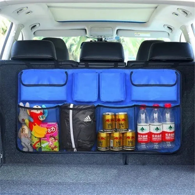 Universal Auto Car Organizer Trunk Back Seat Storage Bag Mesh Net Pocket Bag