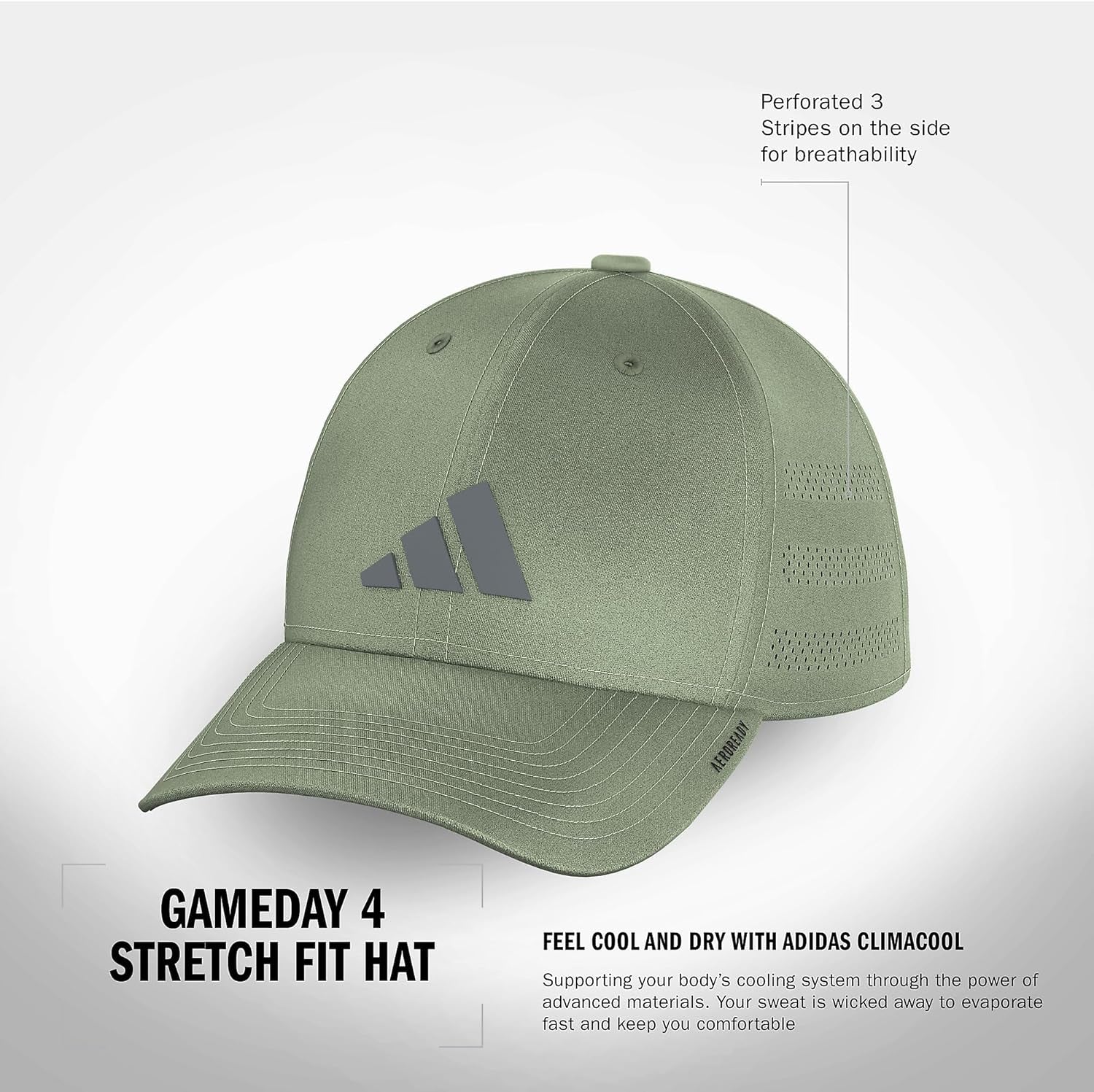 Men'S Gameday Structured Stretch Fit Hat DISCONTINUED