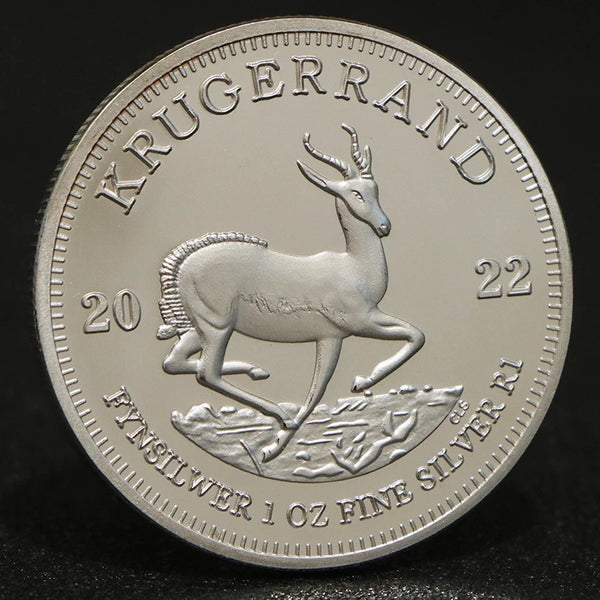 New 2022/2020 South Africa Saudi Africa Krugerrand 1OZ Silver Coin Paul Kruger Token Value Collectible Coins