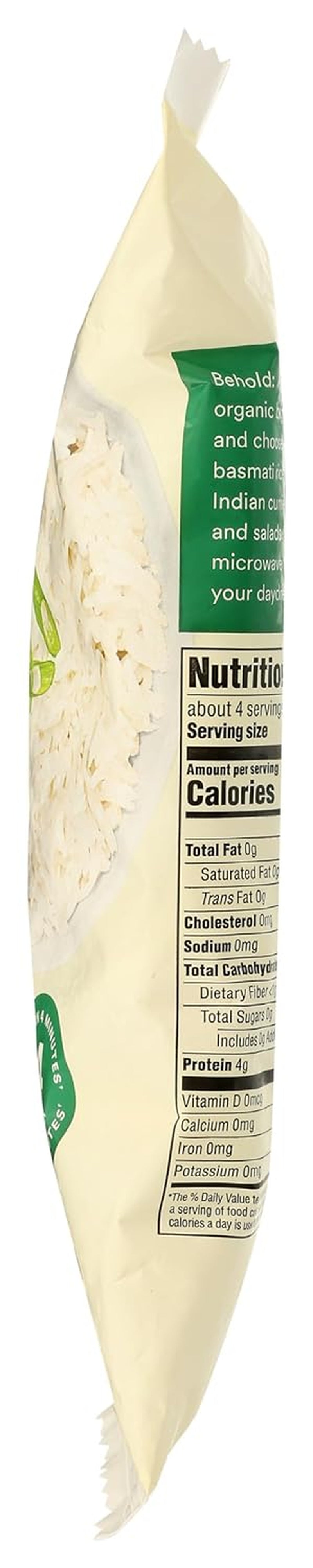 , Rice Basmati Organic, 20 Ounce
