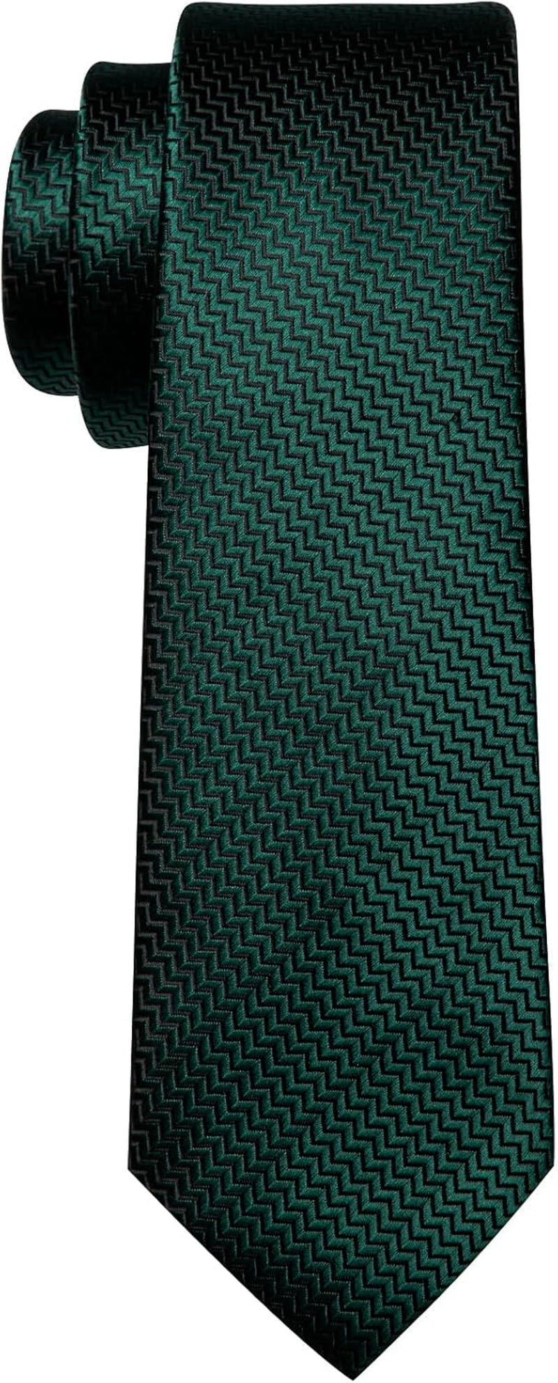 63" Mens Tie Extra Long Striped Plaid Silk Pocket Square Necktie Cufflinks Set for Wedding Business