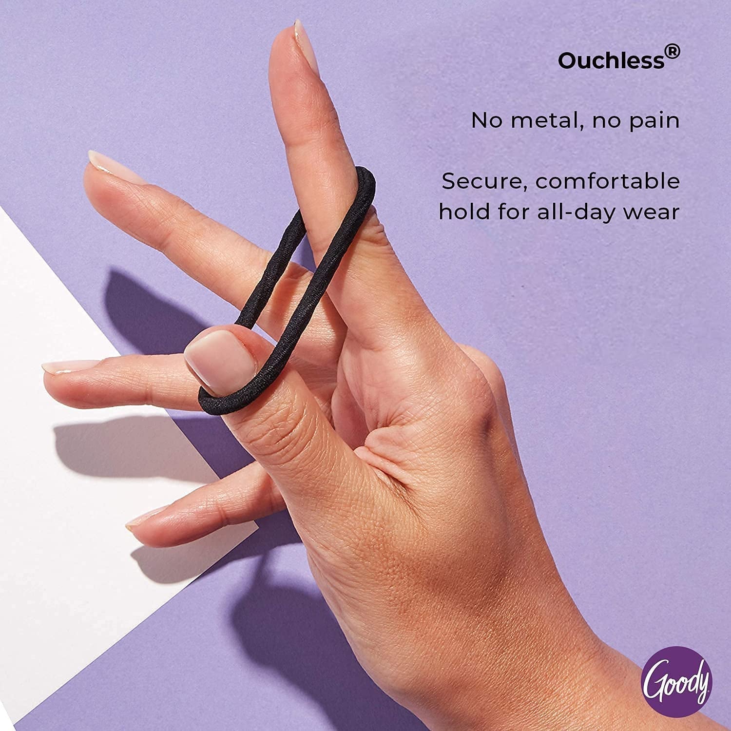 Womens Ouchless Braided Elastics Ties - 30 Count, Primal Neutrals - 4MM for Medium Hair - Pain-Free Hair Accessories for Women Perfect for Long Lasting Braids, Ponytails and More