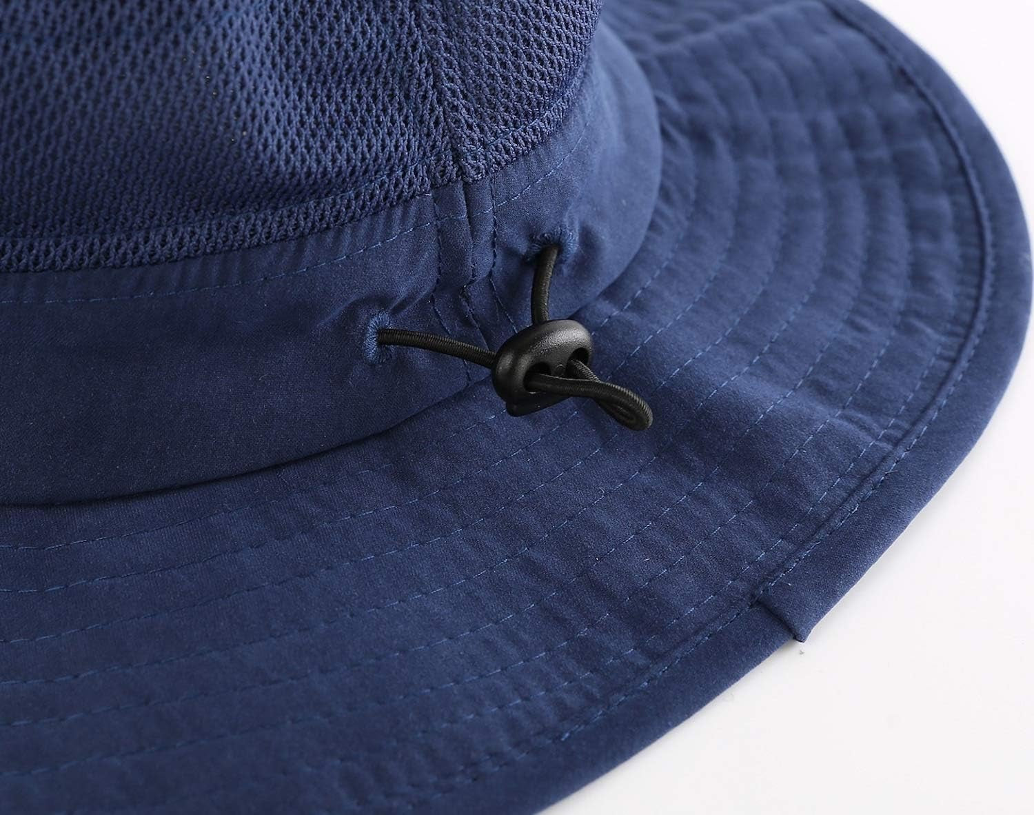 Men'S Sun Hat UPF 50+ Wide Brim Bucket Hat Mesh Fishing Hat