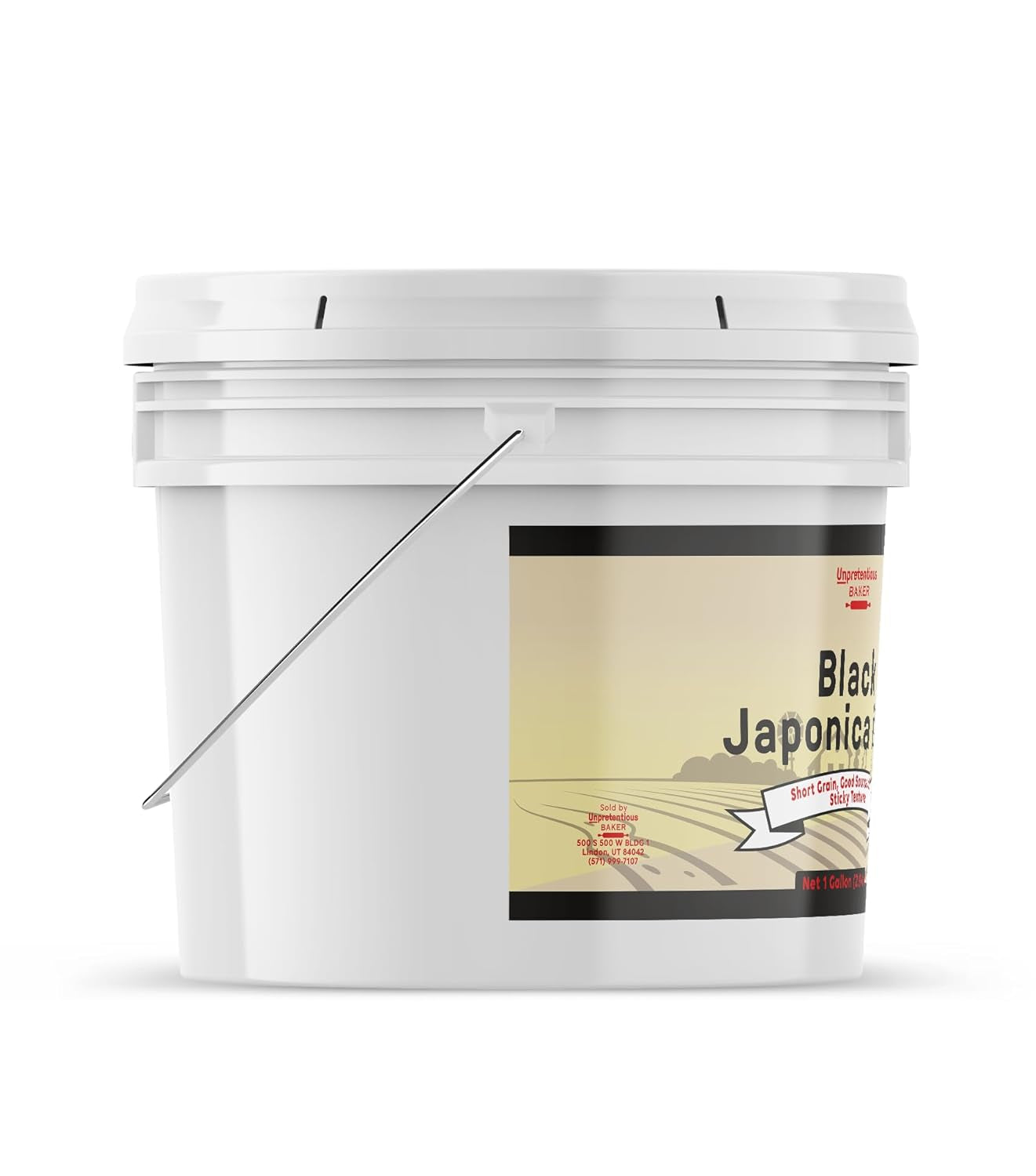 Japonica Black Rice, 1 Gallon, Good Source of Fiber, Nutty Flavor