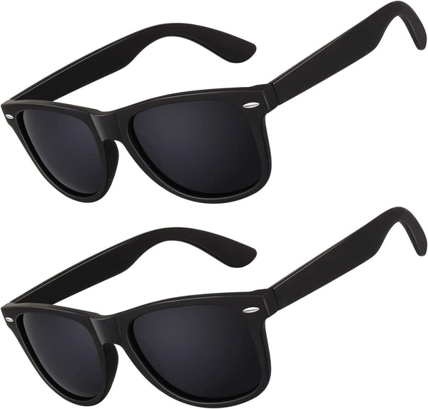 Polarized Sunglasses for Men Driving Sun glasses Shades 80's Retro Style Design Square