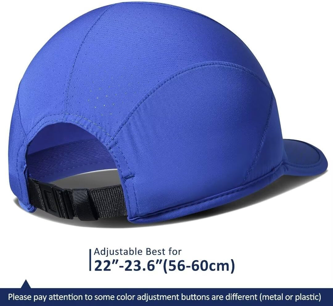 Stretch Running Hat with Soft Brim, Quick Dry, Unstructured, Unisex-Adult