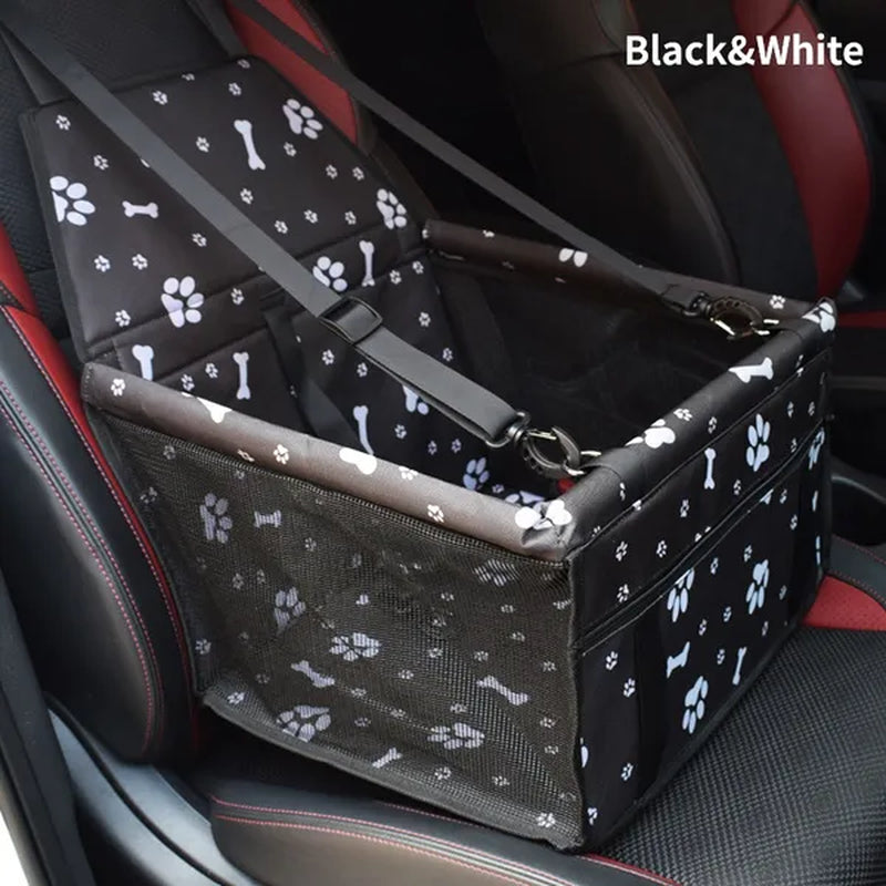 New Waterproof Dog Bag Pet Car Carrier Dog Carry Storage Bag Breathable Net Pet Booster Seat Cover Travel Carrier Bucket Basket 12 Colors