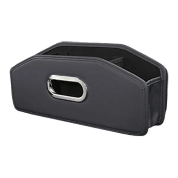 SEAMETAL Car Backseat Organizer Storage Box with Hook Auto Interior Decoration Drink Cup Tissue Holder Travel Accessories