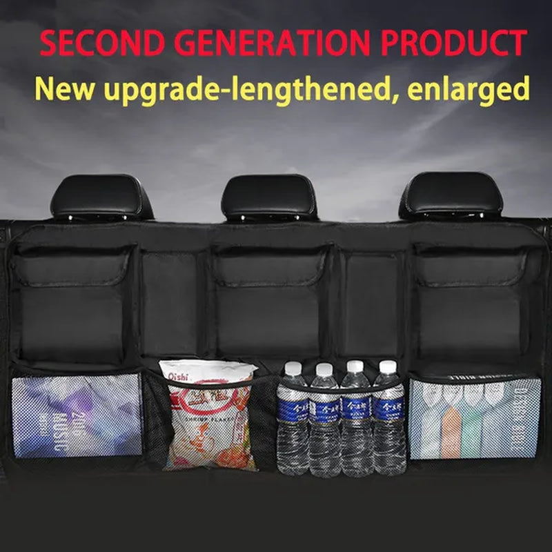 Universal Auto Car Organizer Trunk Back Seat Storage Bag Mesh Net Pocket Bag