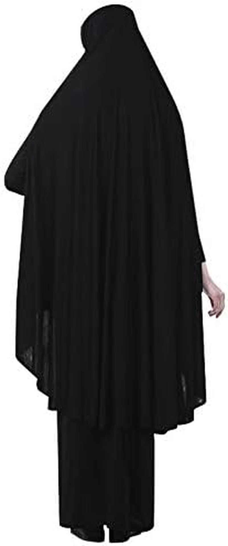 Muslim Women'S Two-Piece Prayer Dress Hijab Scarf Full Length Islamic Abaya Set for Hajj Umrah