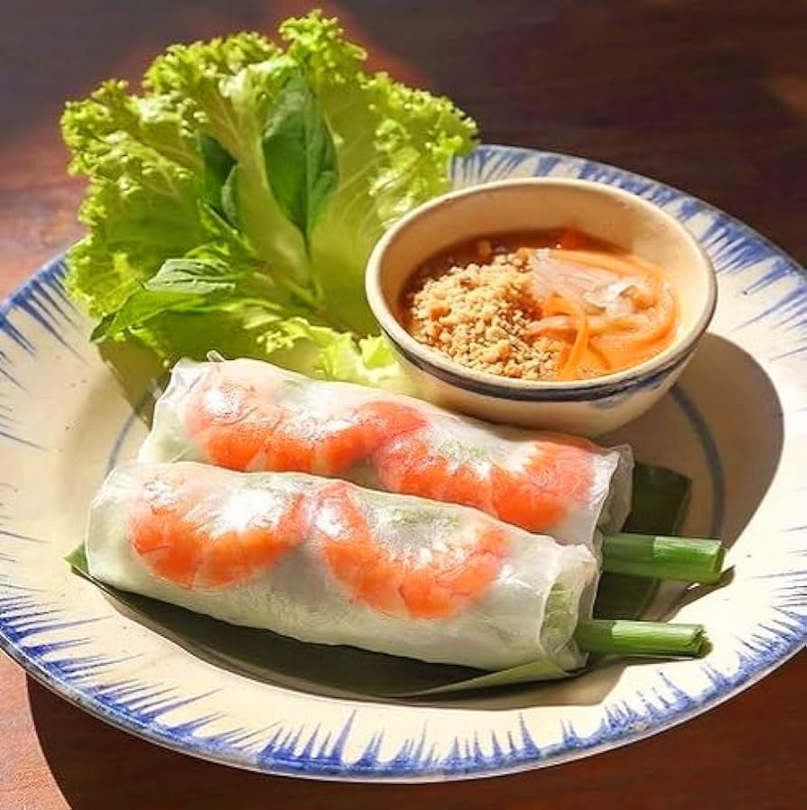 35 Sheets of Premium Rice Papers Wrappers (米纸) for Spring Rolls (春卷), Wonton (餛飩), Egg-Rolls (蛋卷), Lumpia, Samosa, Dumpling, Sushi; Low Carb, Gluten-Free, 22Cm round (1PACKS 12 Oz)