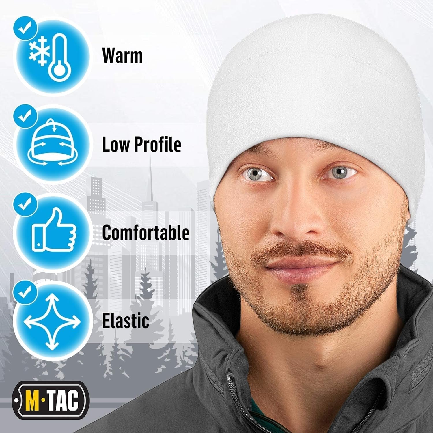 Fleece Watch Cap - Army Military Tactical Beanie Hat Winter Skull Cap