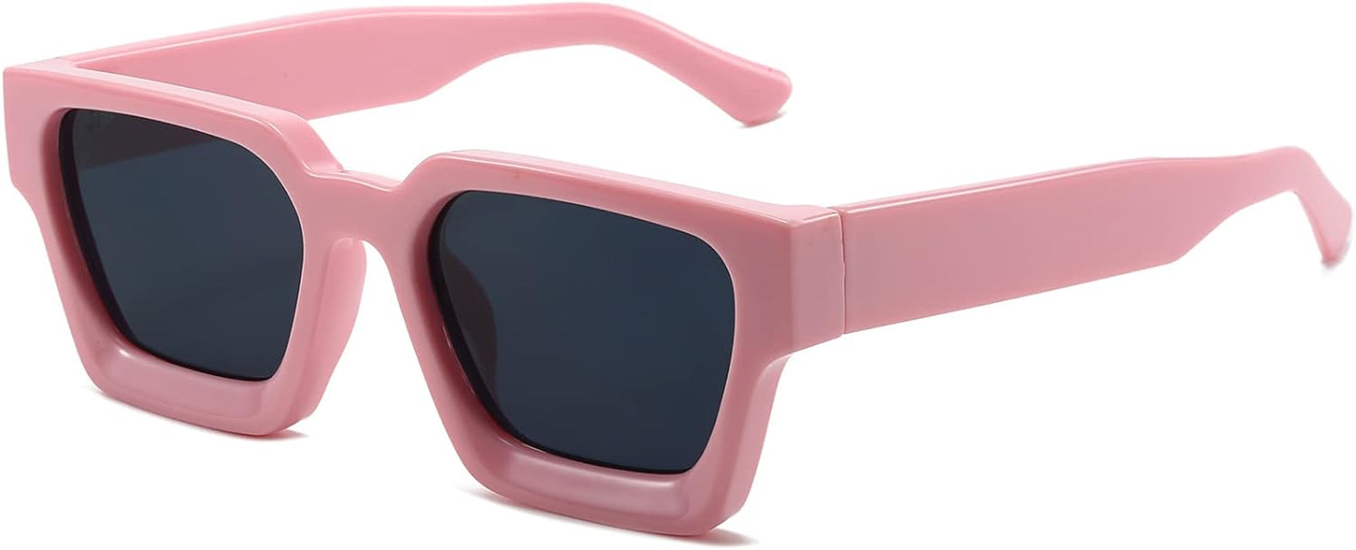 Square Sunglasses for Women Men Square Thick Frame Sun Glasses Simple Designer Style Shades