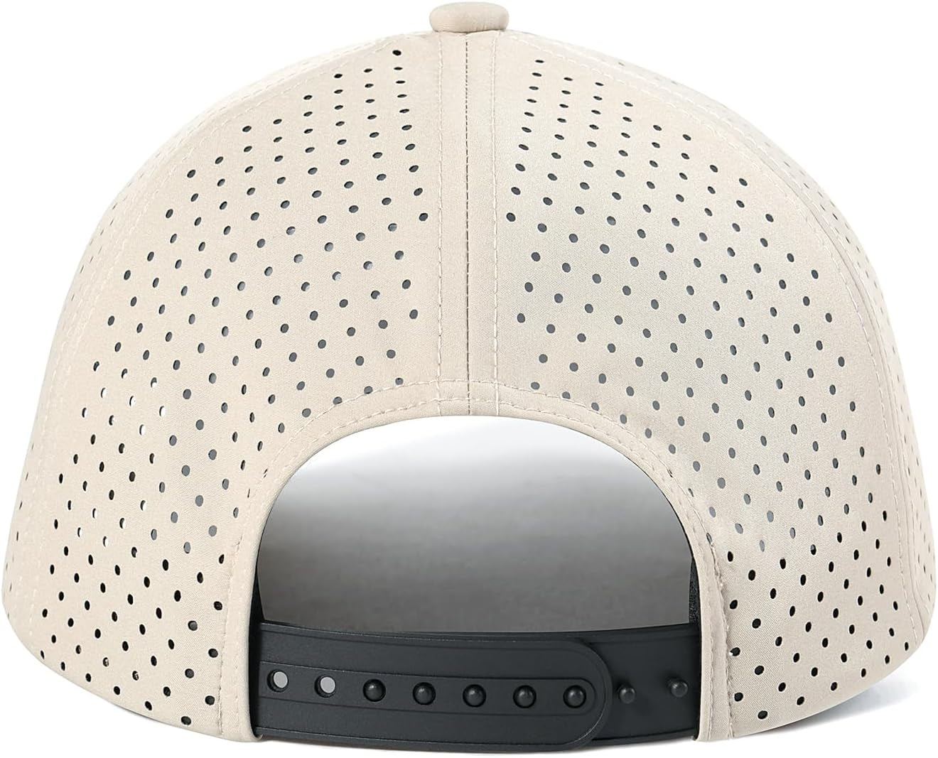 Men Quick Dry Baseball Cap Laser Cut Mesh Ball Curved Brim Snapback Hat