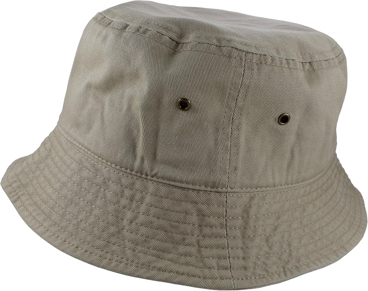 Solid Color 100% Cotton Bucket Hat for Women and Men Packable Travel Summer Beach Hat