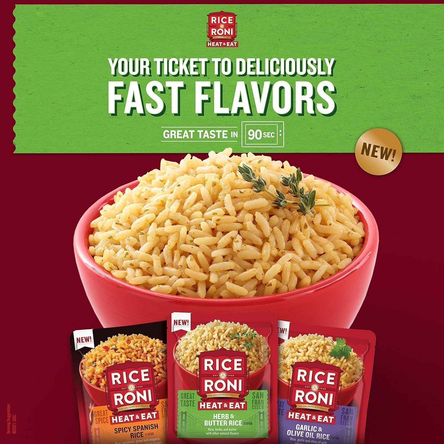 Heat Eat Spanish Rice Oz Packet, 8.8 Ounce