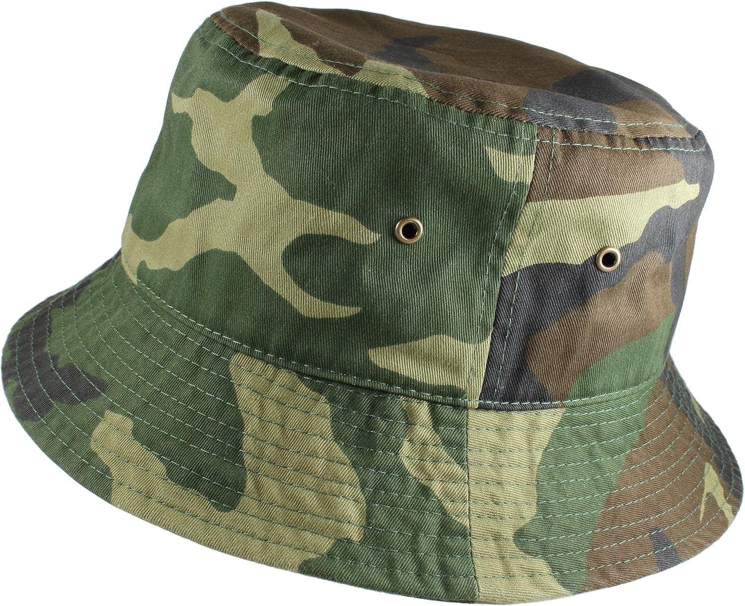 Solid Color 100% Cotton Bucket Hat for Women and Men Packable Travel Summer Beach Hat