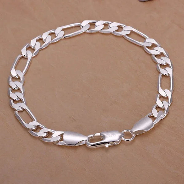 New 925 Sterling silver bangle Bracelets Party Gift Fashion Jewelry