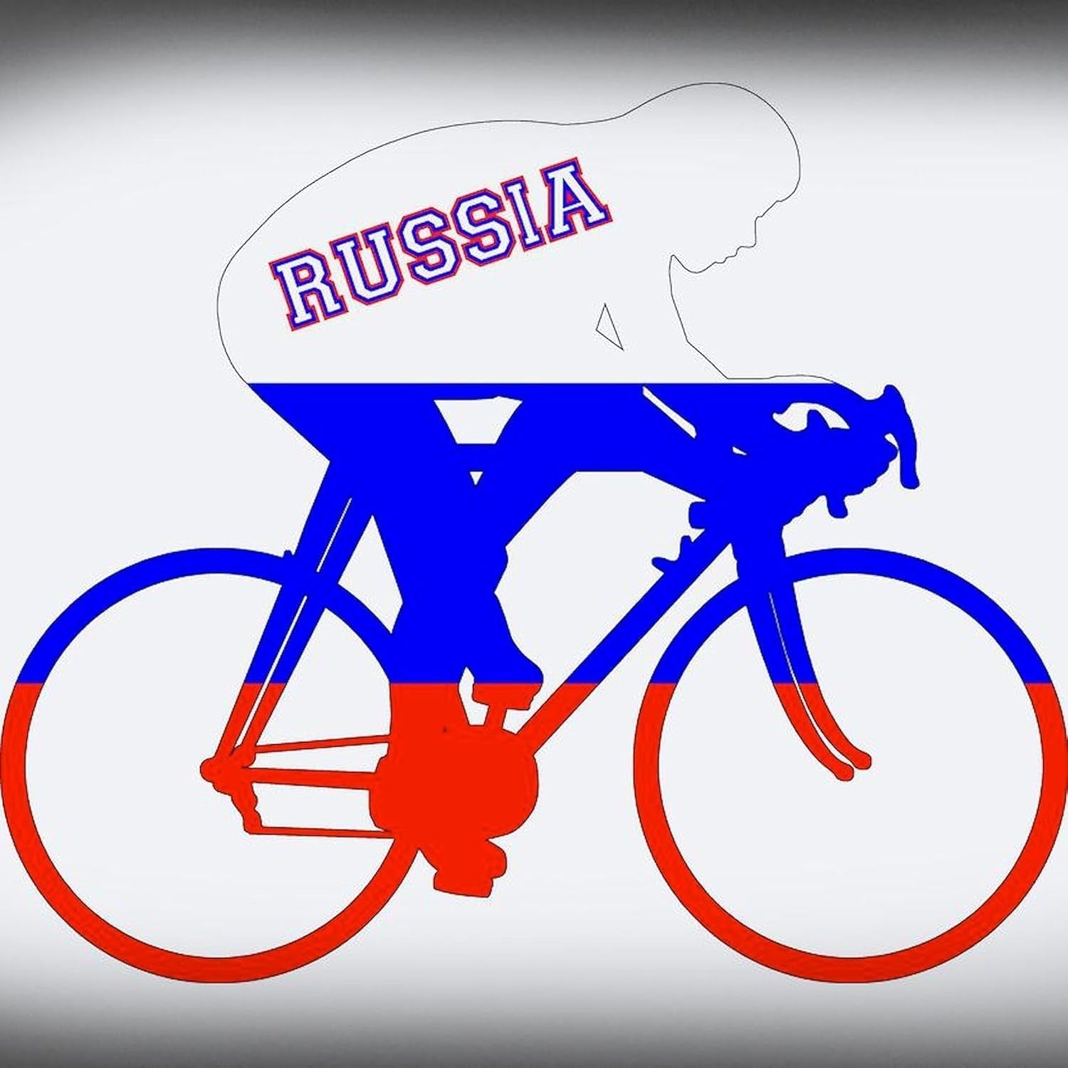 Russian Cycling Ceramic Magic Mug Coffee, Tea Cup 11 Oz