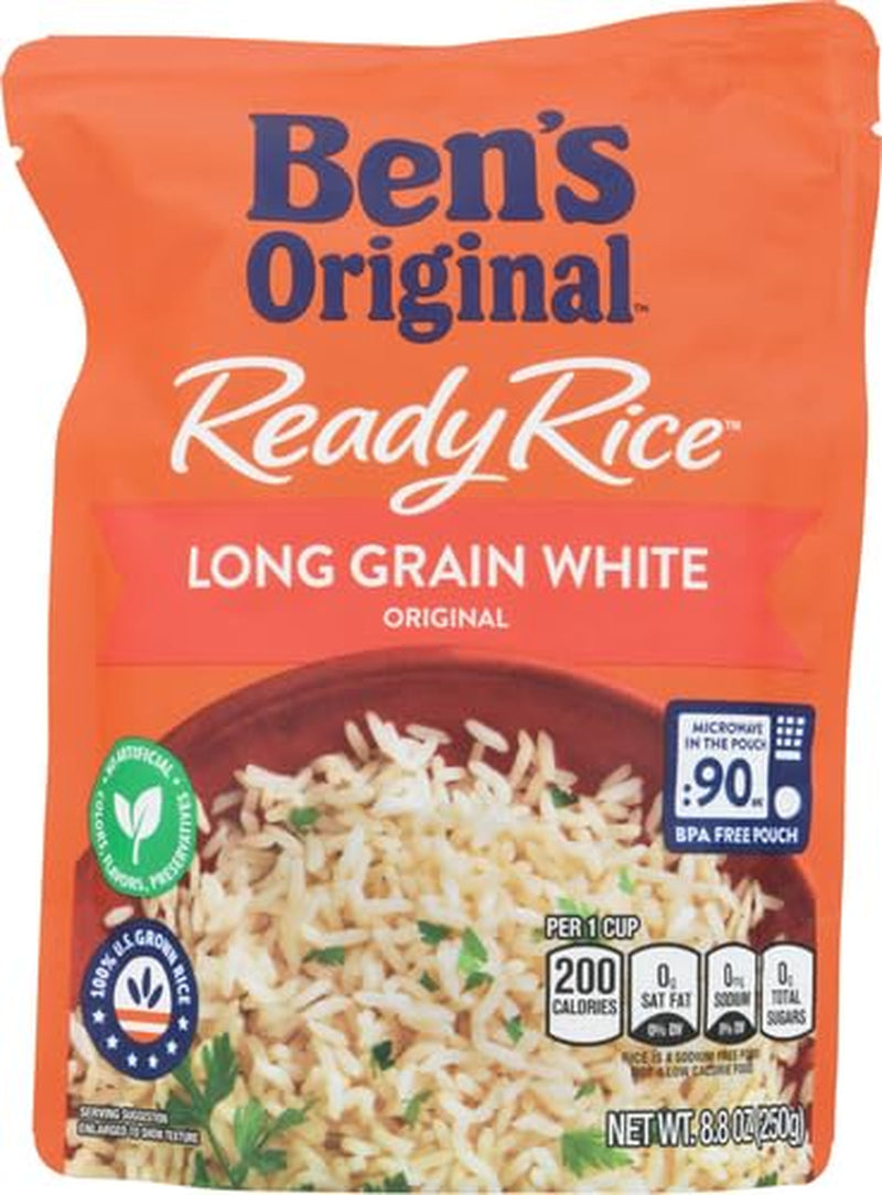Ready Rice Long Grain White Rice, 8.8 Oz Pouch