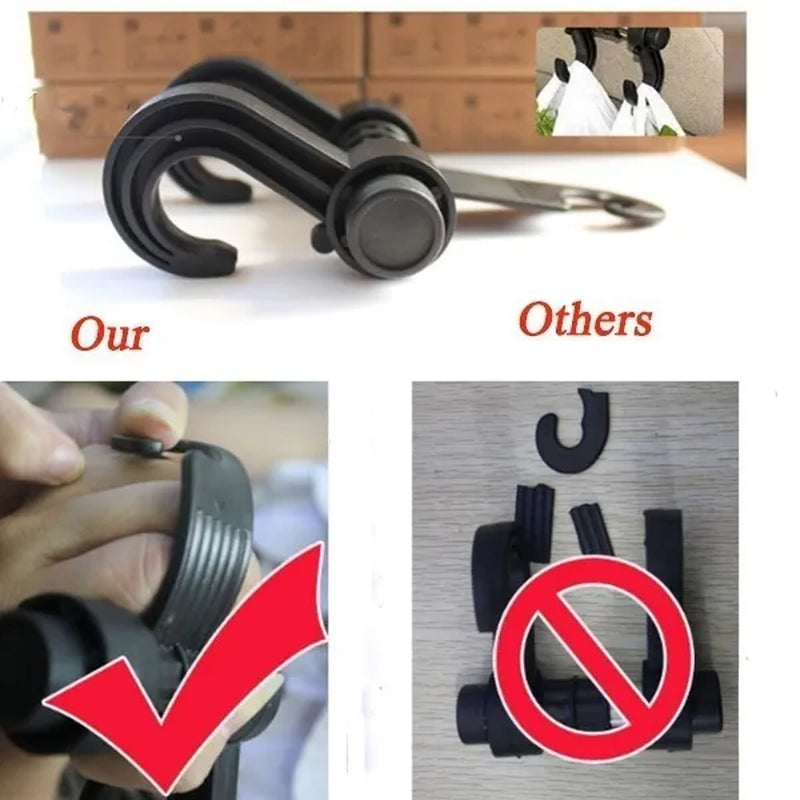 Universal Car Seat Back Storage Hook Sundries Hanger Bag Holder Multifunction Car Hooks Vehicle Storage Organizer