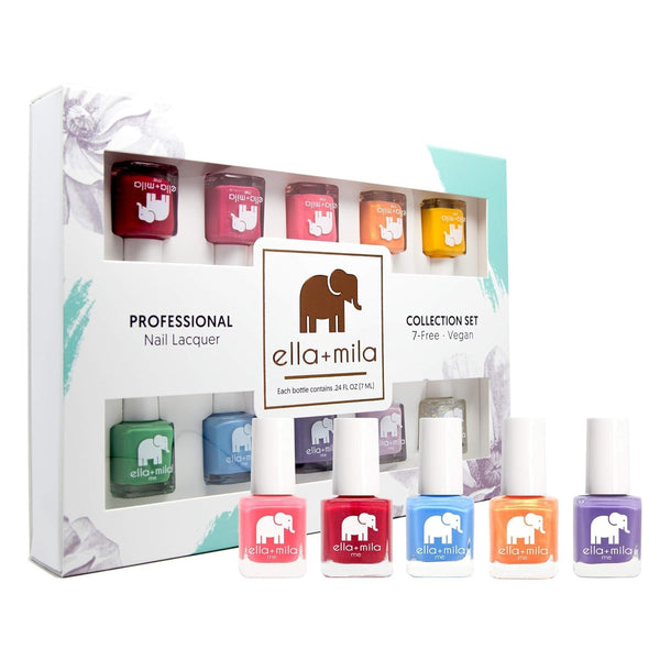 Professional Nail Polish Set - Quick Dry Nail Polish - Long-Lasting & Chip Resistant Nail Polish Kit (Me Collection - 10 Pack - 0.24 Fl Oz Each)