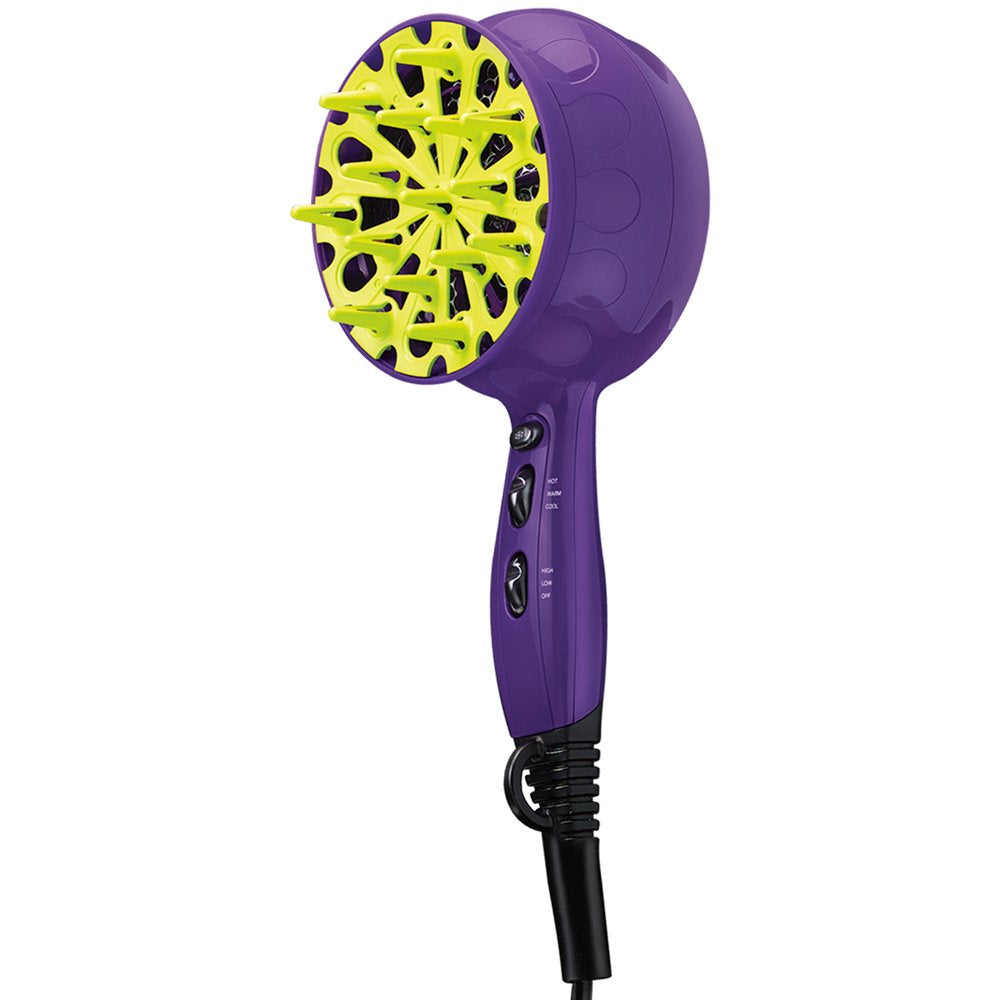 Diffuser Hair Dryer Enhances Natural Curl, Waves & Texture