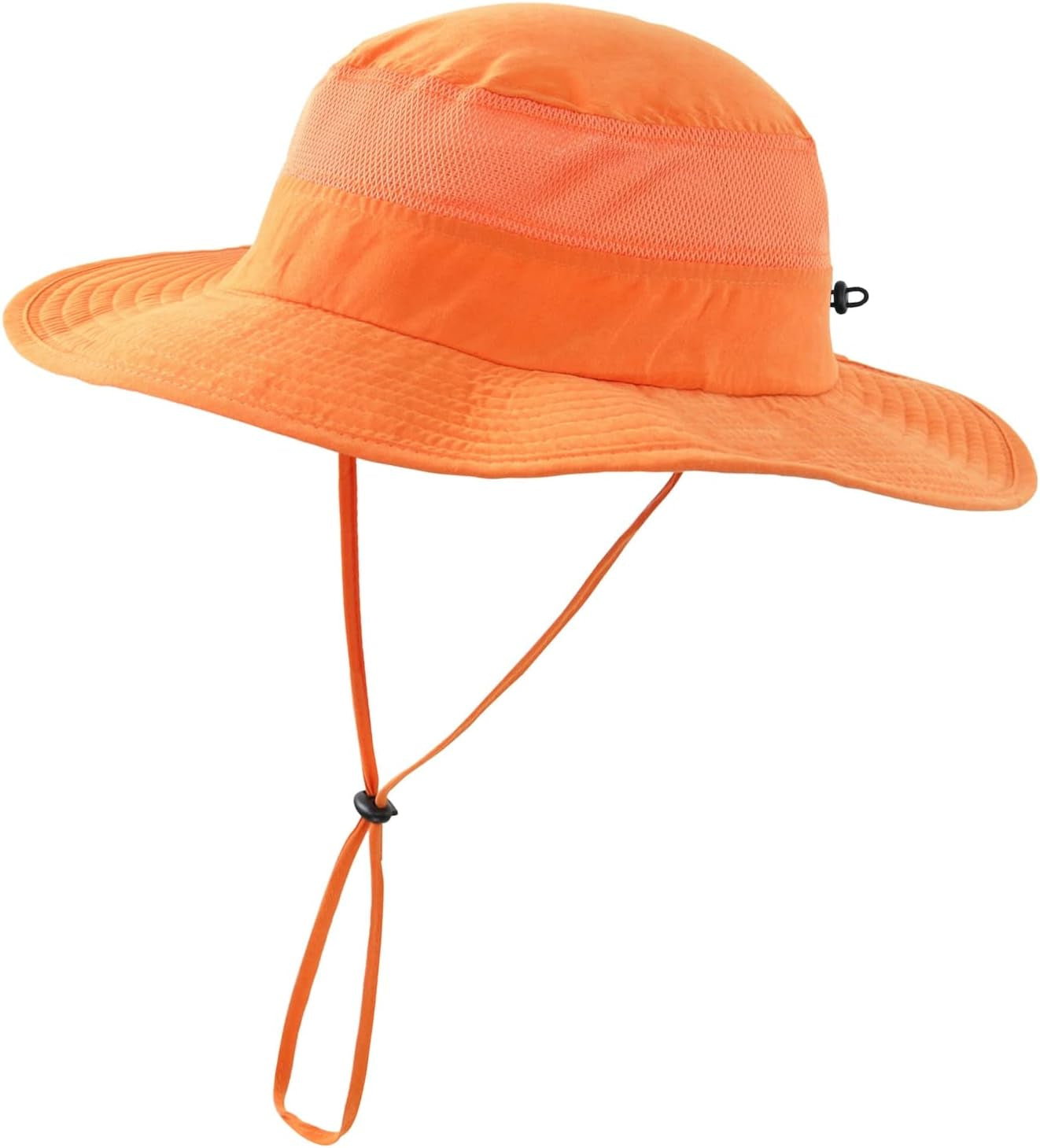 Men'S Sun Hat UPF 50+ Wide Brim Bucket Hat Mesh Fishing Hat