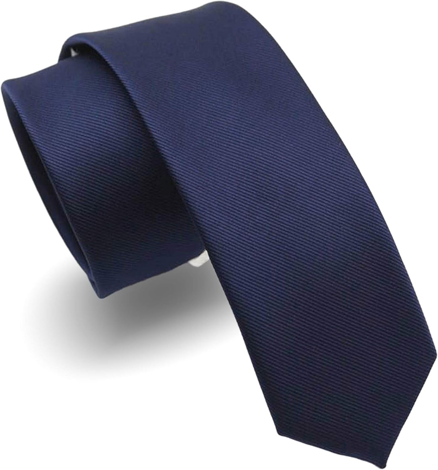 2.4" Solid Color Skinny Tie for Men Slim Necktie(6Cm)