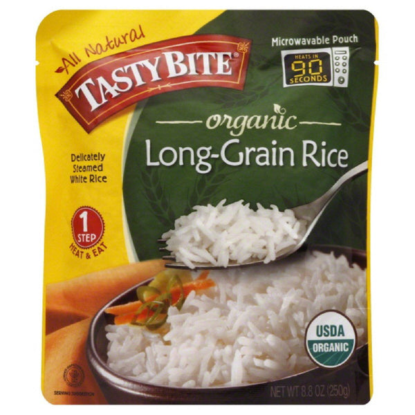 Organic Long Grain Rice,8.8 Ounce, Pack of 6, Ready to Eat, Microwavable, Vegan, Gluten-Free