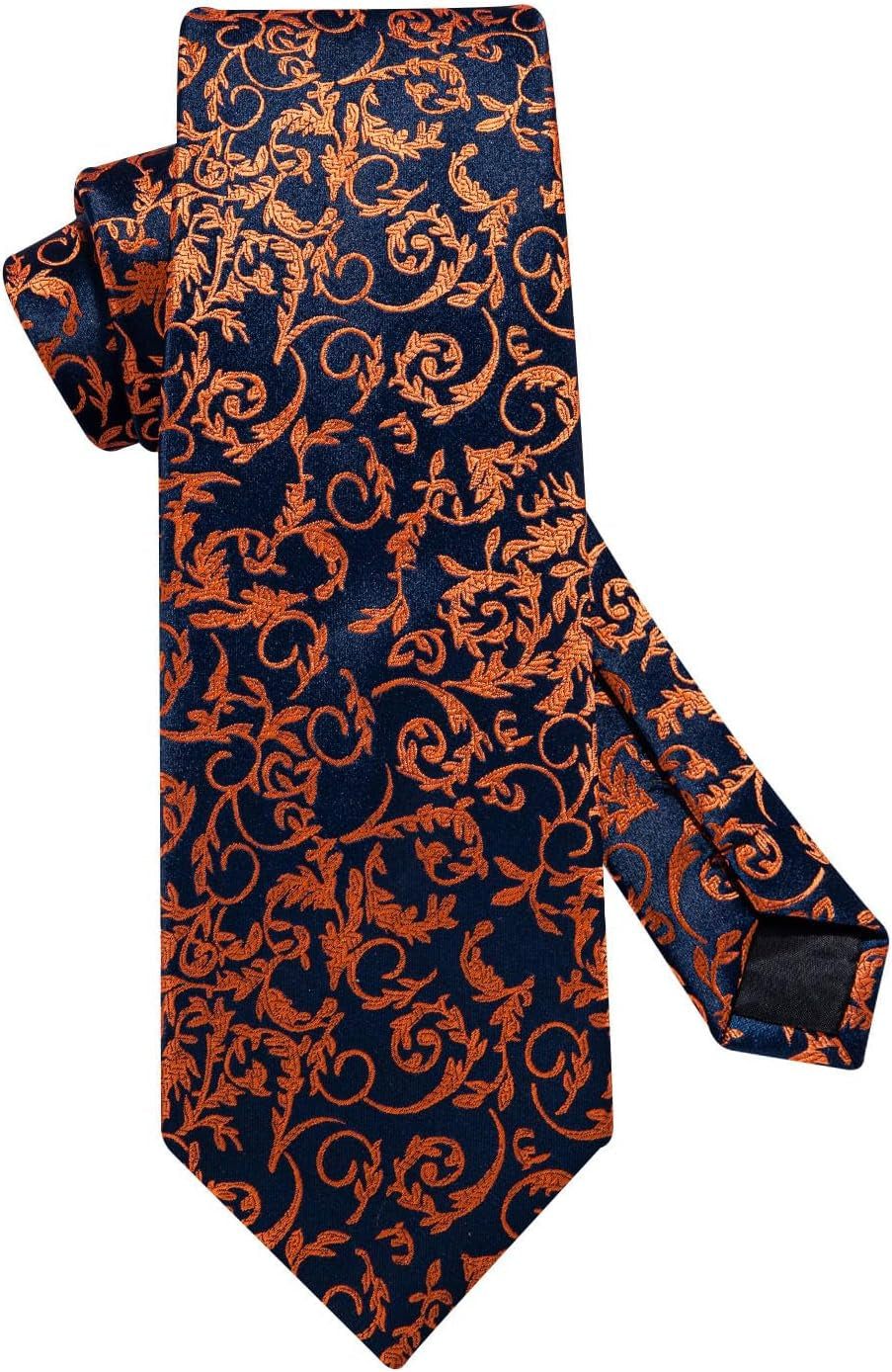 Ties for Men Paisley Floral Tie Handkerchief Classic Woven Business Formal Necktie and Pocket Square Set Wedding