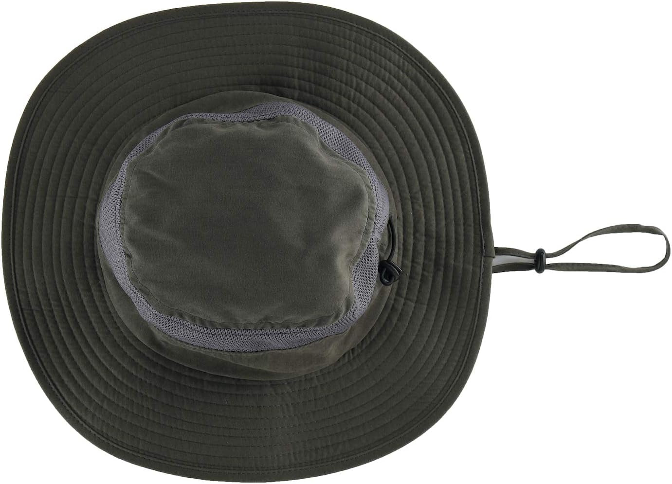 Men'S Sun Hat UPF 50+ Wide Brim Bucket Hat Mesh Fishing Hat