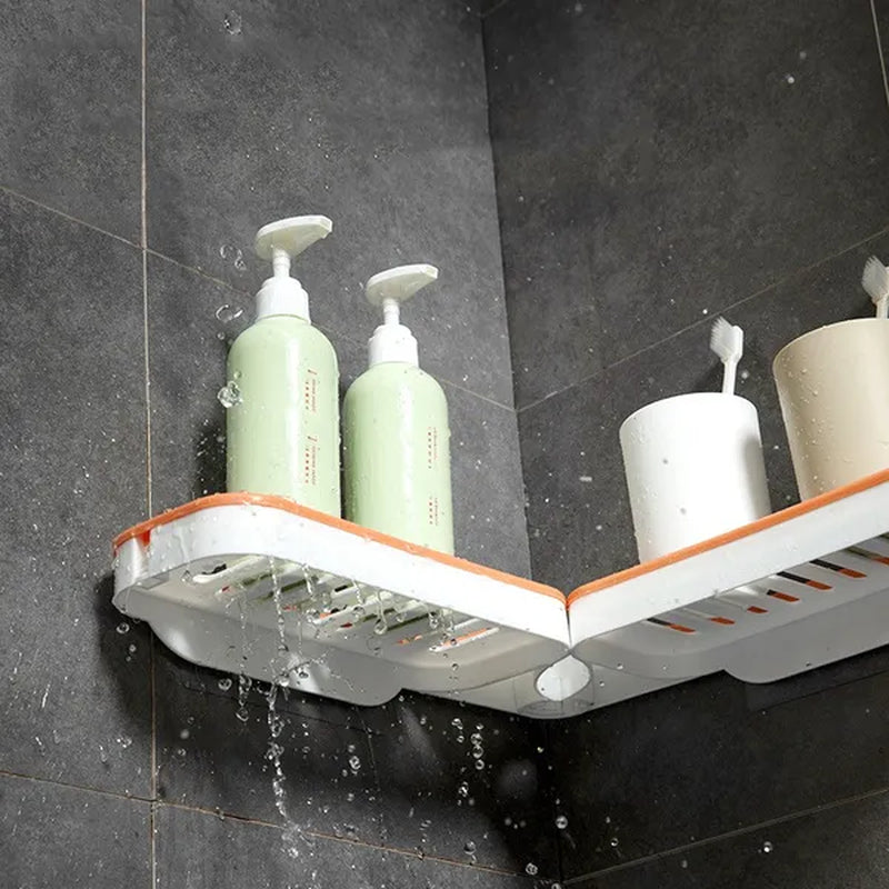 Unique Bathroom Container Shelf Shower Room Body Wash Toilets Shower Gel Holder Wall Mount Storage Rack Kitchen Organizer Shelf