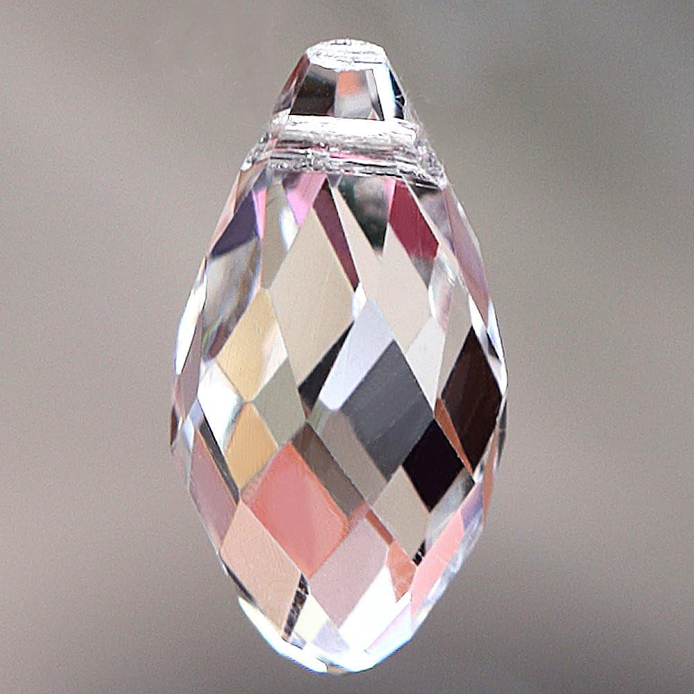 Teardrop Chandelier Crystal Pendants Glass Pendants Beads Pack of 50