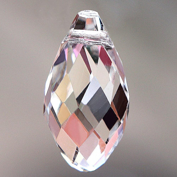 Teardrop Chandelier Crystal Pendants Glass Pendants Beads Pack of 50