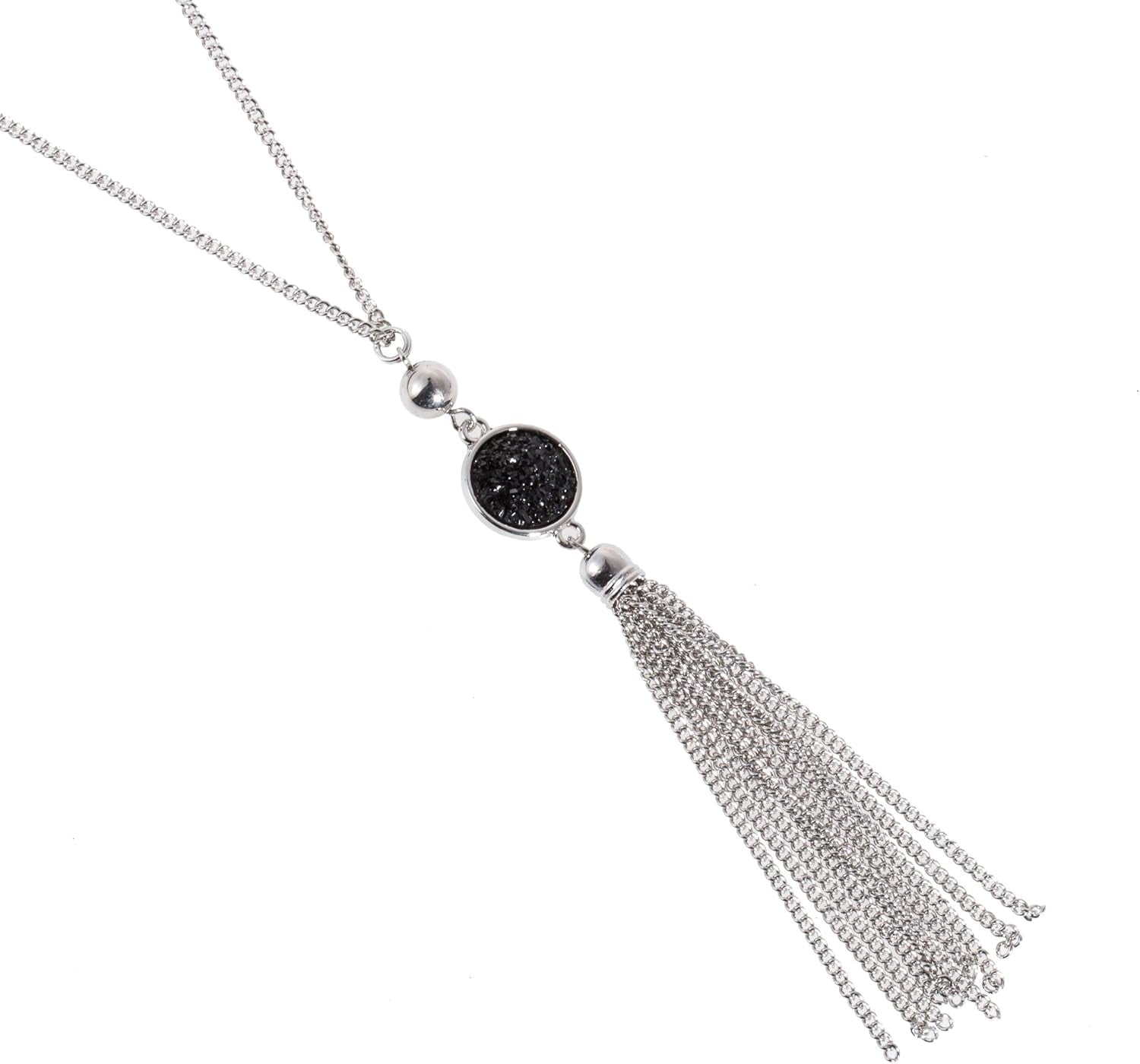 Vintage Long Sweater Necklace Chain Pendant Tassel Bohemian Classical Retro Style