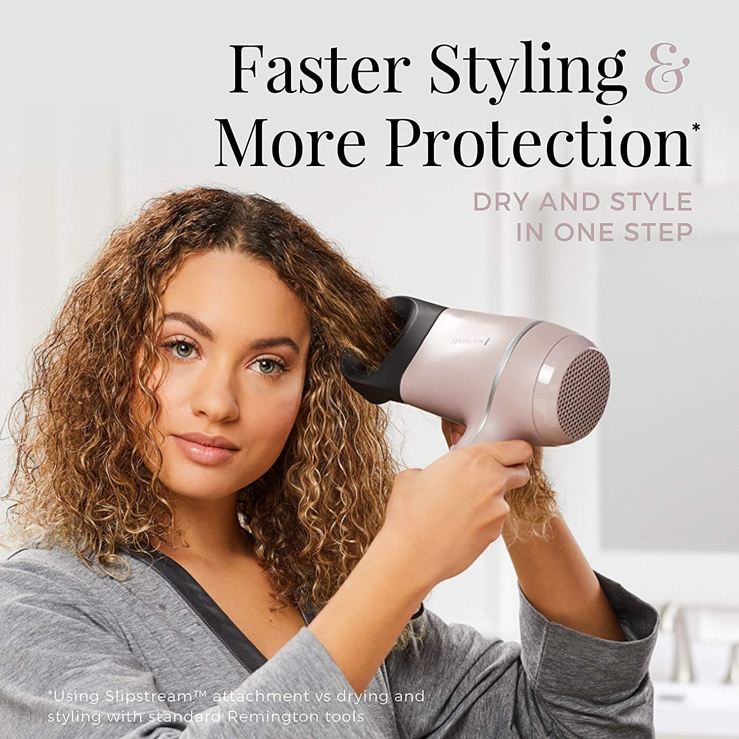 Pro Wet2Style Hair Dryer, with Ionic & Ceramic Drying Technology, Mauve, 1875 Watts of Drying Power