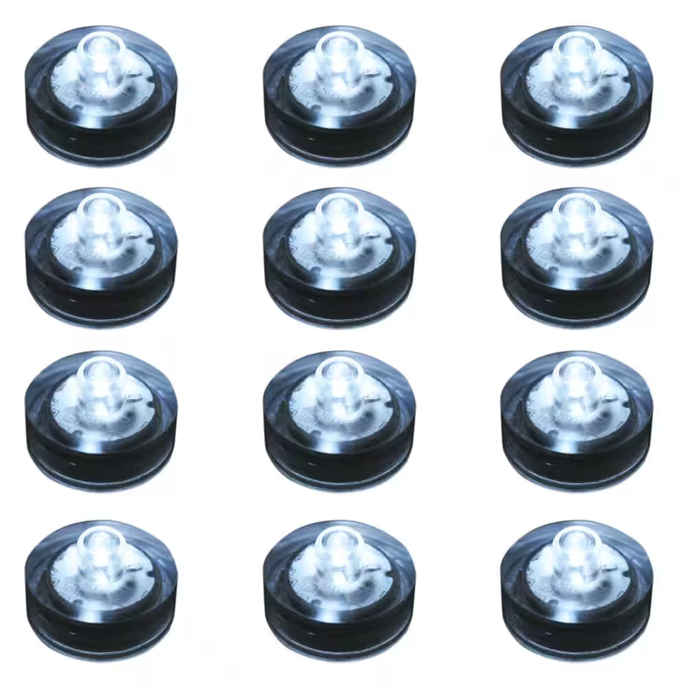 White Submersible LED Lights (Box of 12)