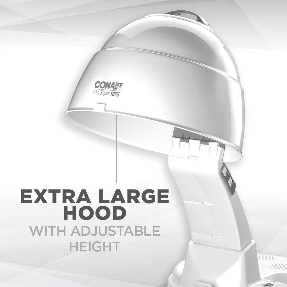 Bonnet Hair Dryer, 1875W Pro Style Bonnet Ionic Hair Dryer