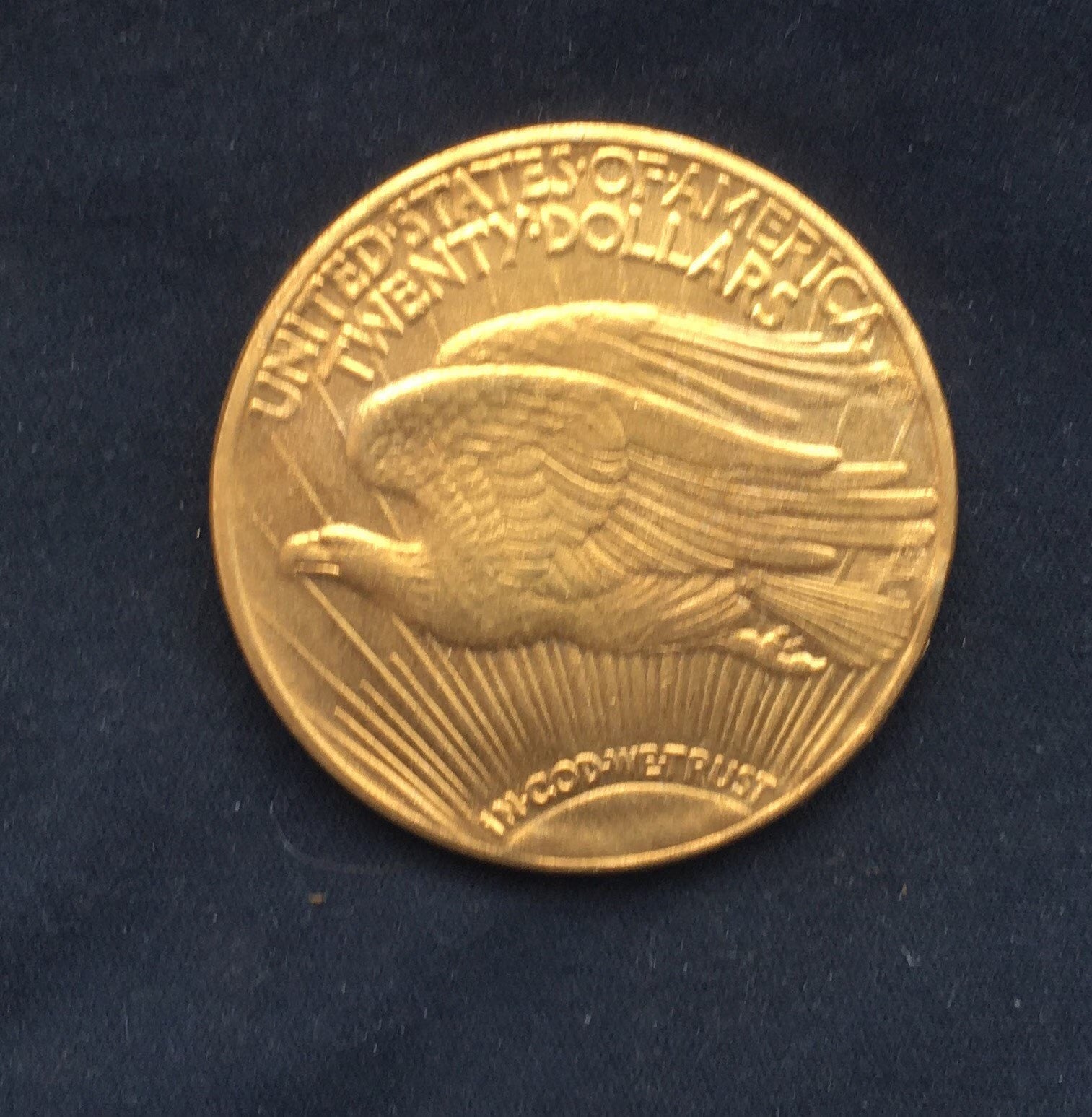 Exquisite United States of America *1921* 20 Dollars - Saint Gaudens / Gold Effect / USA Coins Masters Coins