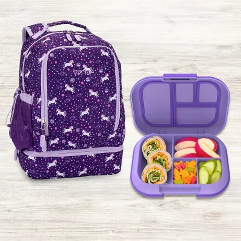 Bentgo 2-In-1 Backpack & Lunch Bag and Bentgo Kids Chill Lunch Box, Choose Color