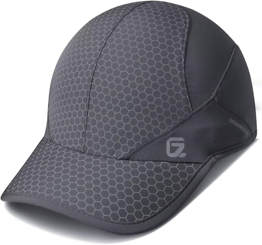 Stretch Running Hat with Soft Brim, Quick Dry, Unstructured, Unisex-Adult